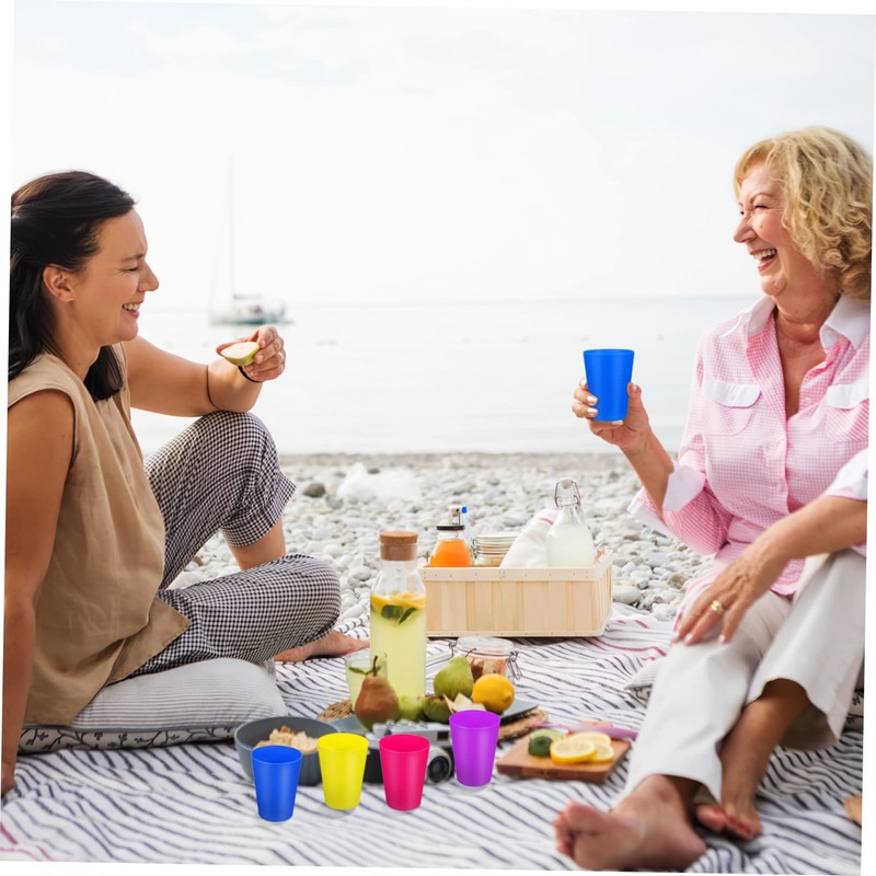 FRCOLOR 1 Set Plastic Cups Toddler Cups Blank Reusable Drink