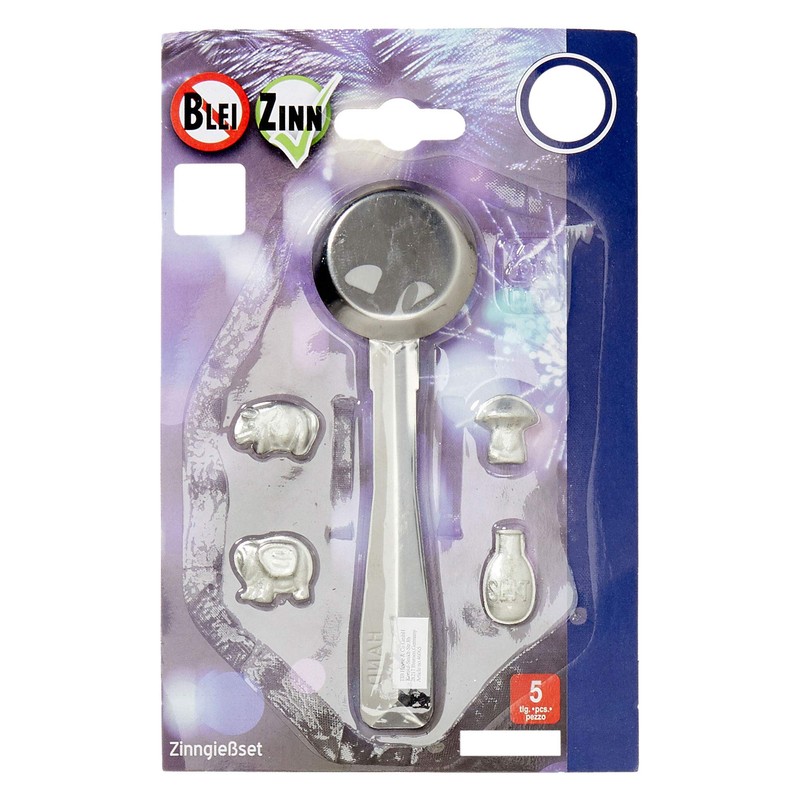 TIB Heyne Tin Casting Tin New Year's Eve Party Set