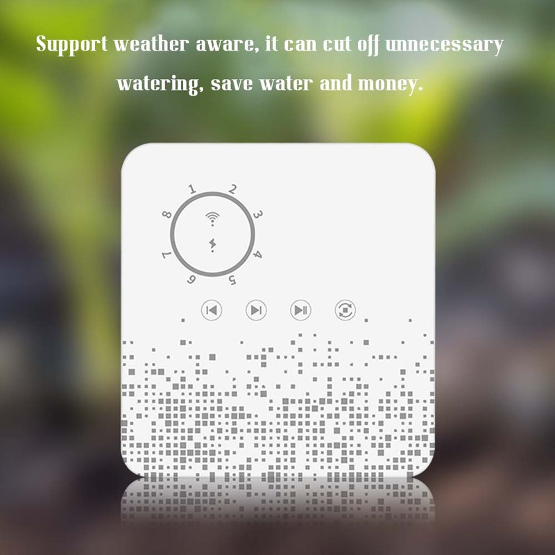 Tuya WiFi Sprinkler Controller Intelligent Irrigation Timer 8 Zones Automatic