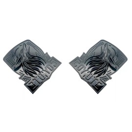 COYOTE RACING Gloss Black 2011-2025 Mustang F150 Coyote Badge Emblem Fender 4inx3in