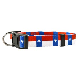 Native Pup Texas State Flag Dog Collar