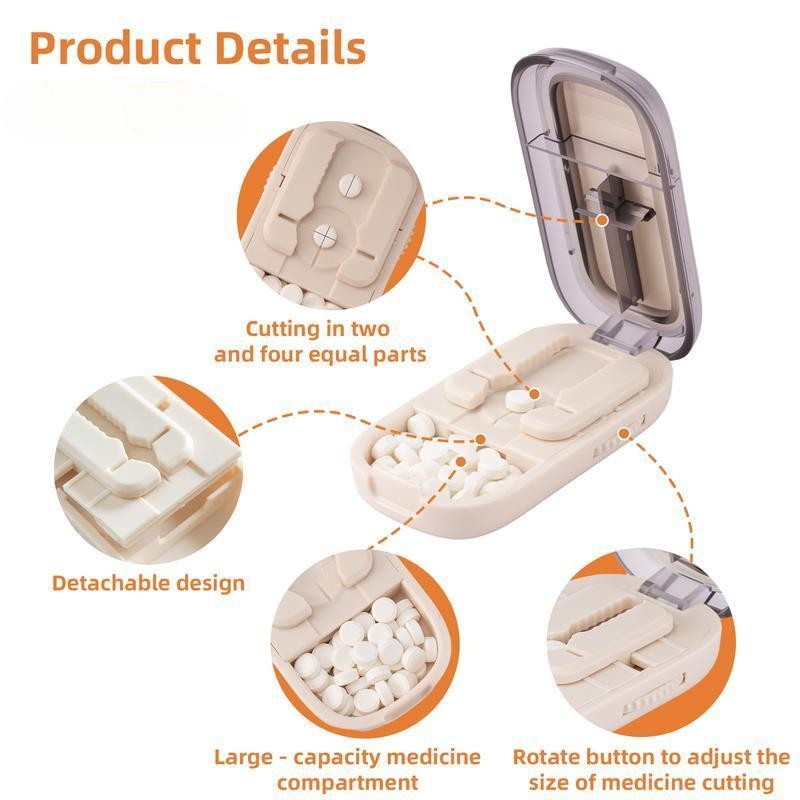 Ultra Precise Pill Cutter Splitter for Small and Tiny Pills