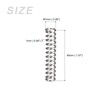 METALLIXITY Compression Springs Compression Springs 1x7mm OD 40mm Free Height