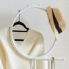 Kings Brand Furniture Cheska Suit Valet Stand with Circular Frame