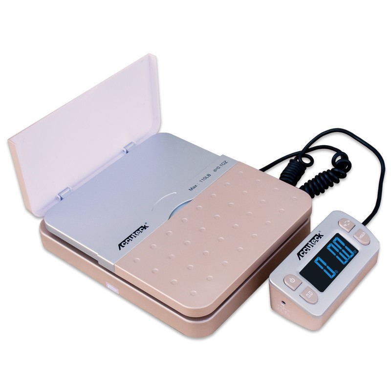 Accuteck ShipPro W-8580 110lbs x 0.1 oz Gold Digital Shipping