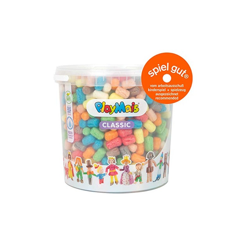 PlayMais Basic 1000 Children's Mosaics, Multi-Coloured (11820)