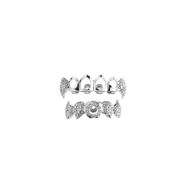 YOSZO Vampire Teeth Fang Grillz Hollow braces for sharp teeth