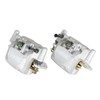 labwork Front and Rear Brake Calipers with Pads Replacement for