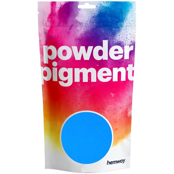 Hemway UV Fluorescent Neon Blue Epoxy Dye Pigment Powder Colour Ultra Sparkle Dye Metallic Pigments for Polyurethane Epoxy Resin – 100 g