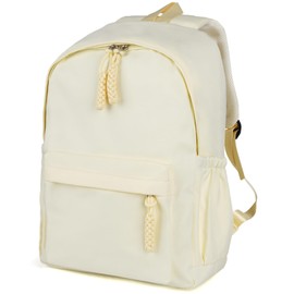 Coreskin Casual Daypack Backpack, 20L Travel Backpack, 14 Inch Laptop Backpack, Lightweight, Water-Resistant Casual Backpack for Women Men, Light Yellow