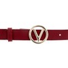 VALENTINO Round Women's Belt W100 Rosso - Can be Shortened,