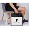 ysmile Letter Gift Bag with Wrapping Tissue for Men Women