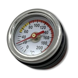 JYFACTORY Motorcycle Motorcycle Oil Thermometer Oil Temp Meter Universal Compatible Z GP Zephyr Black Black