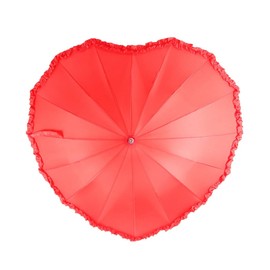Sombrillas elegantes con forma de corazón, sombrillas de sol y lluvia, accesorios para bodas, día de San Valentín, fiestas de compromiso