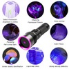 UV Flashlight 30W, 7000 mAh High Power 365nm UV Light,