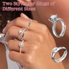 Ring Sizer for Loose Rings, 12 Pack 4 Sizes, Invisible