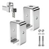 SIWOOD Chrome Plated 1-5/8" Strut Channel Trolley Track Hanger Bracket,