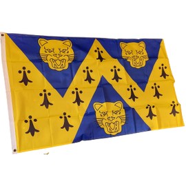 NWFlags Shropshire Flag 5ft x 3ft 75d Premium Polyester Suitable For Flagpoles | Strong Polyester 5x3 foot material flag with Eyelets