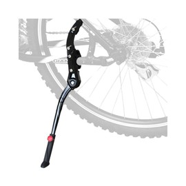 Riblind Bicycle Kickstand Bicycle Stand Adjustable Length 2-Point Fixed Easy Installation, Black 24-28 Inch