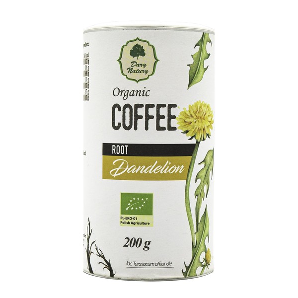 Organic Coffee Root Dandelion - Taraxacum Officinale - Caffeine Free - Detox - 200g - Dary Natury