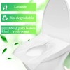 Fundas Desechables para Asiento de Inodoro, 150 Piezas Espesar la