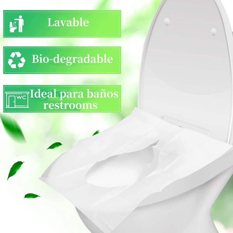 Fundas Desechables para Asiento de Inodoro, 150 Piezas Espesar la