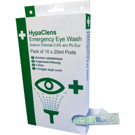 HypaClens Emergency Sterile Eyewash Station (10 x 20 ml)
