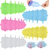 30 Pieces Silicone Stretch Lids Rectangle Reusable Silicone Lids Microwave