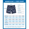 SURF CUZ Mens Swim Trunks with Compression Liner Quick Dry