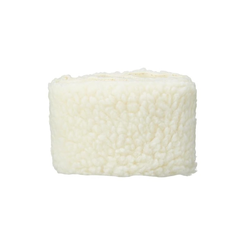 Trimits Faux Fur Trim, Cream Sheepskin, 2m x 80mm, 100%