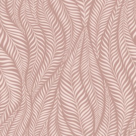 Livelynine Pink Striped Wallpaper Peel and Stick Pink and White Stripe Wallpaper Prepasted Coastal Coral Stripes Wall Blush Removable Vintage Floral Striped Contact Paper for Cabinets Walls 17.5x78.8