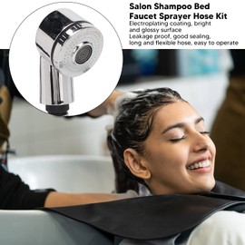 Kit de Grifo para Cama de champú, Manguera de Agua de 70 Cm, Rociador de Grifo para Salón, Juego de Grifo para Lavabo, Ducha de Mano, Manguera de Fregadero, Rociador de Grifo,