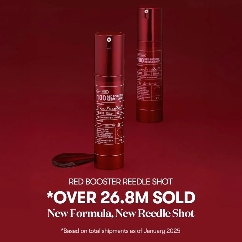 Vt Cosmetics Red Booster Reedle Shot 100- 50 Ml