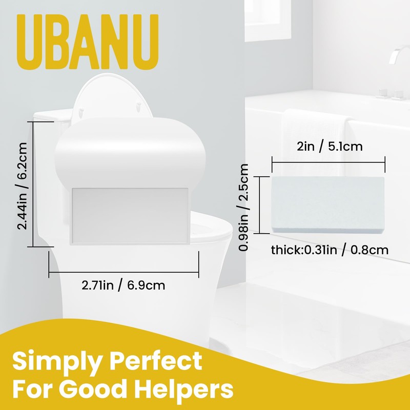 UBANU Self Adhesive Toilet Lid Cover Lifter, Avoid Touching Sticky