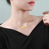U7 Women's Name Necklace Stainless Steel / 18 Carat Gold-Plated