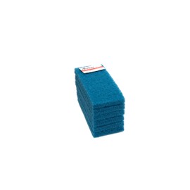 Scrub Doctor Scrub Pads - Commercial Grade Scrubber Sponge, Reusable Eco-Friendly Cleaning Supplies (Blue - Medium Duty, 6 Pack)