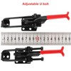AConnet 4PCS 700lbs Capacity Toggle Clamps GH-431 Adjustable U Bolt