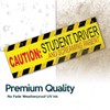 ZONETECh Funny Magnetic Sticker-Caution Student Driver and Screaming Parent 3