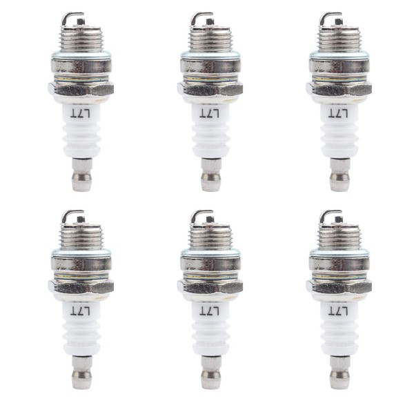 Xiciki 6Pcs Spark Plug L7T 2 Stroke Spark Plug for