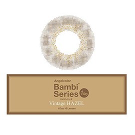 【新色】 エンジェルカラーワンデー ヴィンテージシリーズ 10枚入【ヴィンテージヘーゼル】 -4.75