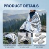 4 Pack Emergency Foil Blankets Survival Thermal Mylar Blankets, 210×130cm