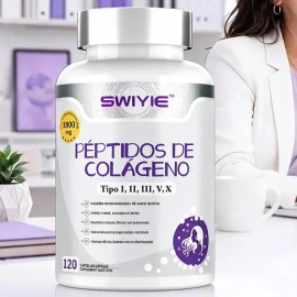 Péptidos De Colágeno 1800mg 5 Tipos Para Mujeres Y Hombres