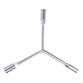 HARFINGTON Y-Shaped 3 Way Socket Wrench 10mm 12mm 14mm Long Arm Y-Type 6-Point Inner Hexagon Spanner Bike Hex Wrench Torque Spanner for Bicycle Cycling Repair Hardware Tools