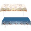 VONJUMA 2 Pieces Tablecloth, Party Tablecloth, Thanksgiving and Christmas Tablecloth,