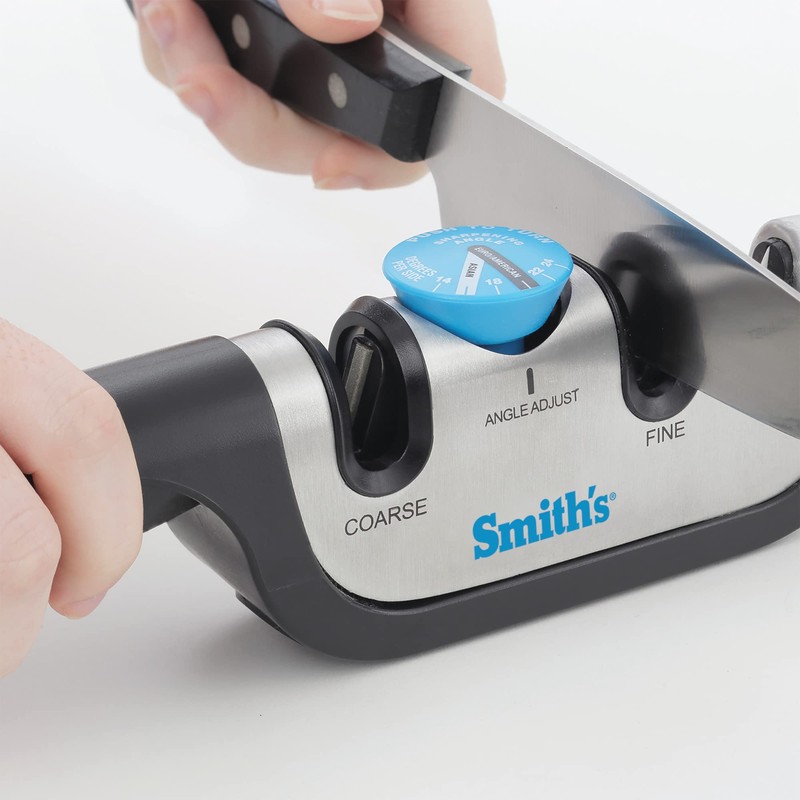 Smith’s 50146 Adjustable Angle Knife Sharpener - Stainless - Adjustable