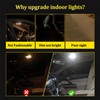 BMTxms 10x LED Interior Lights Map Dome License Bulbs White