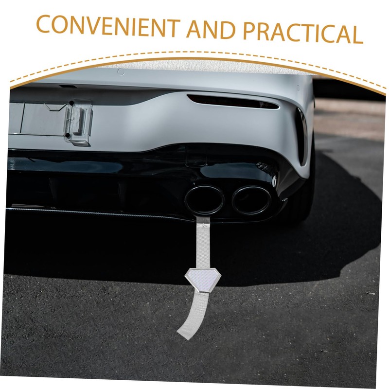 BUGUUYO Reflective Triangle Strip for Car Static Grounding Belt Static