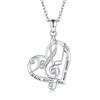 925 Sterling Silver Music Note Stud Earrings Ring Necklace Bracelet
