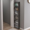 MAGINELS 6 Tier Shoe Rack Organizer with Cover, Slim Shoe