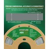 OVERTURE ABS Filament 1.75mm, ABS 1kg Spool (2.2lbs),3D Printer Filament,Dimensional